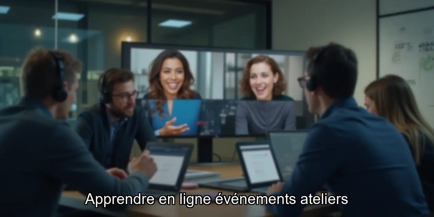 Des événements et des ateliers en ligne