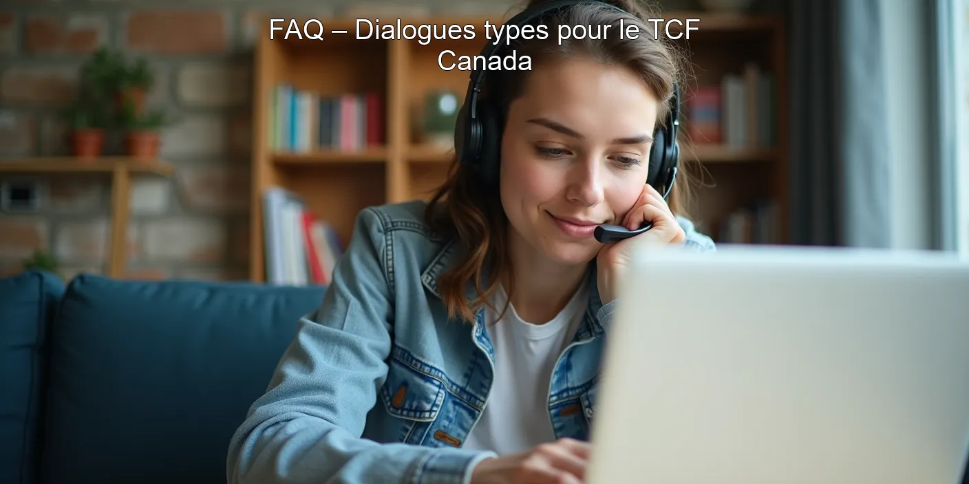 FAQ – Dialogues types pour le TCF Canada