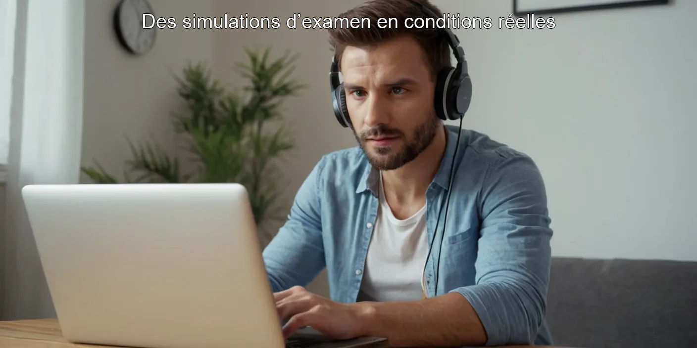 Des simulations d’examen en conditions réelles