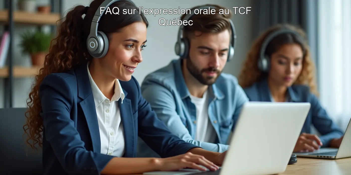 FAQ sur l’expression orale au TCF Québec