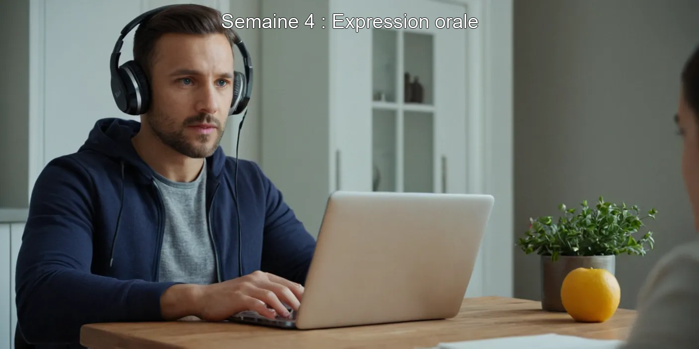 Semaine 4 : Expression orale