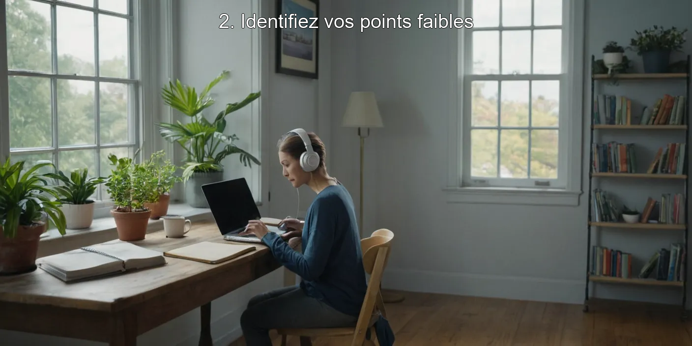 2. Identifiez vos points faibles