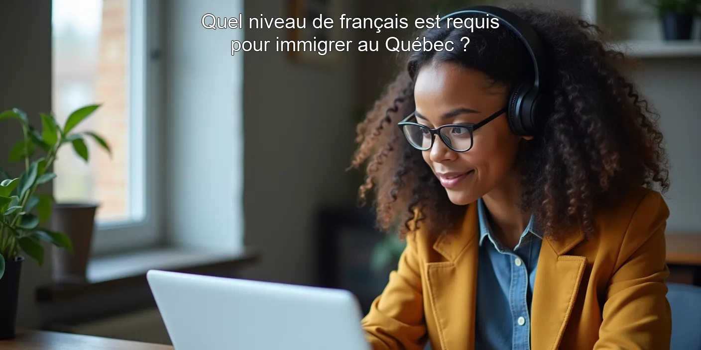 Quel niveau de français est requis pour immigrer au Québec ?
