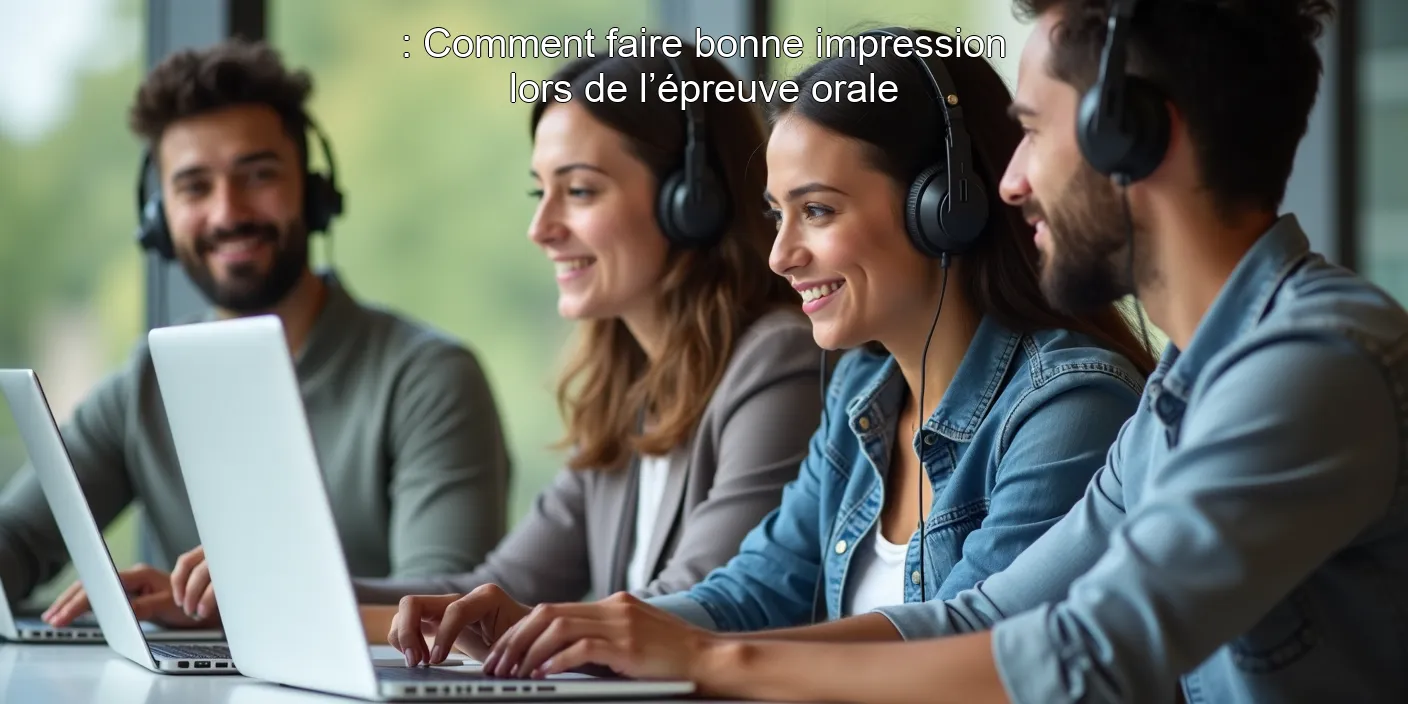 : Comment faire bonne impression lors de l’épreuve orale
