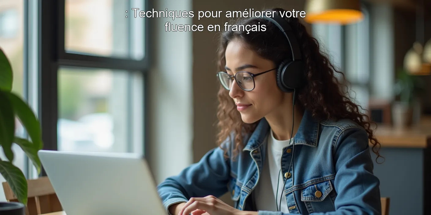 : Techniques pour améliorer votre fluence en français