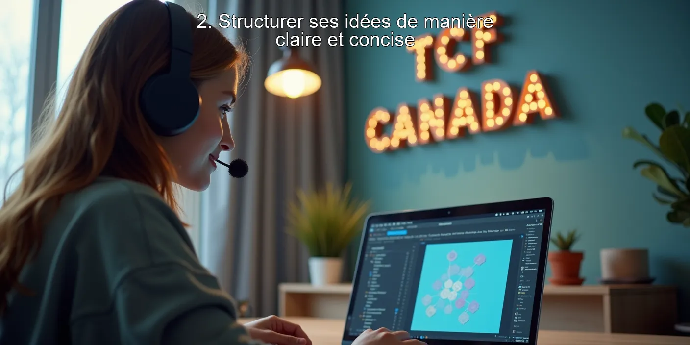2. Structurer ses idées de manière claire et concise