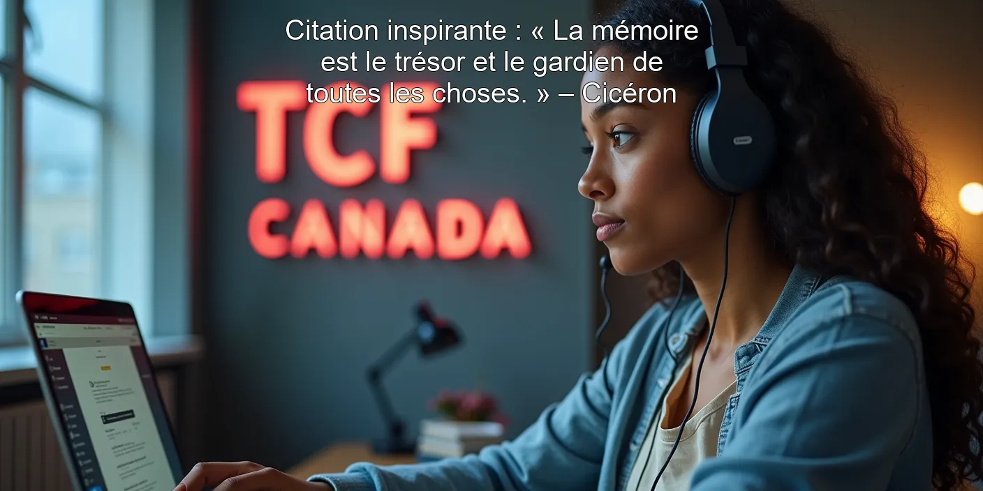 Citation inspirante : « La mémoire est le trésor et le gardien de toutes les choses. » – Cicéron