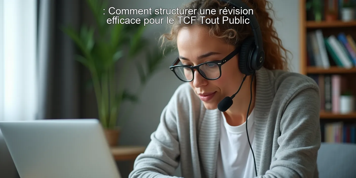 : Comment structurer une révision efficace pour le TCF Tout Public