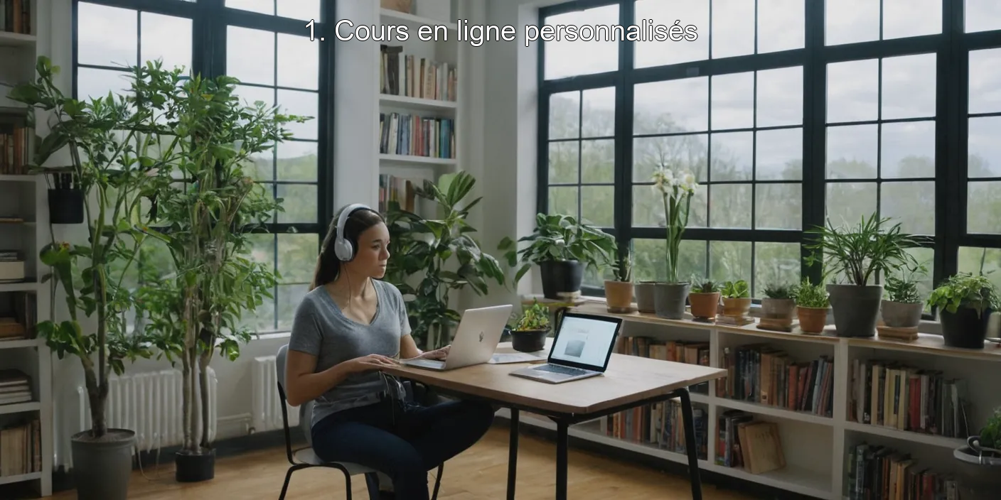 1. Cours en ligne personnalisés