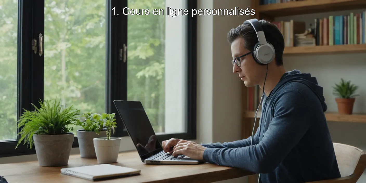 1. Cours en ligne personnalisés