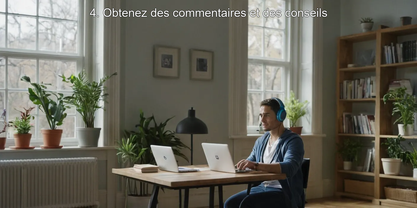 4. Obtenez des commentaires et des conseils