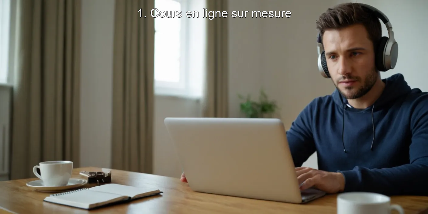 1. Cours en ligne sur mesure