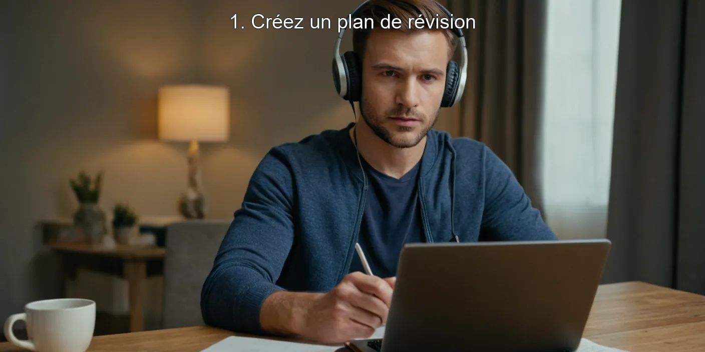 1. Créez un plan de révision