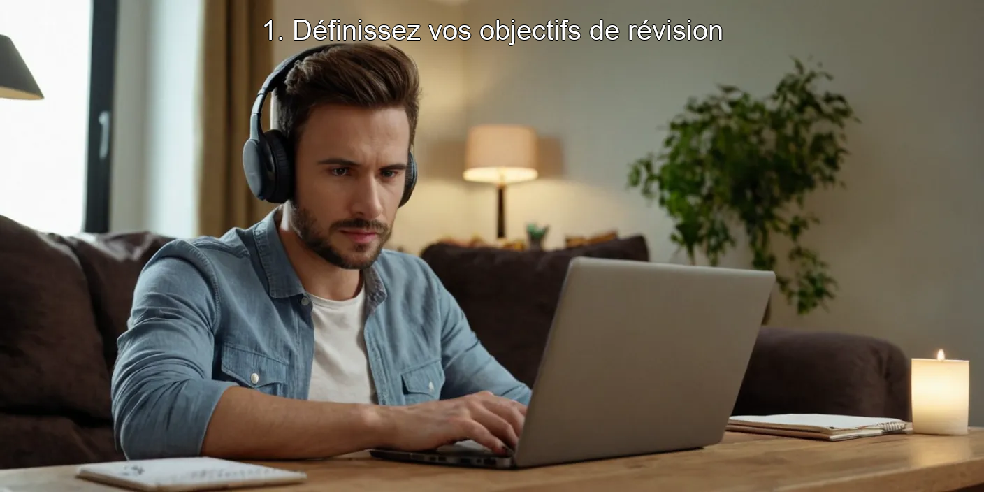 1. Définissez vos objectifs de révision