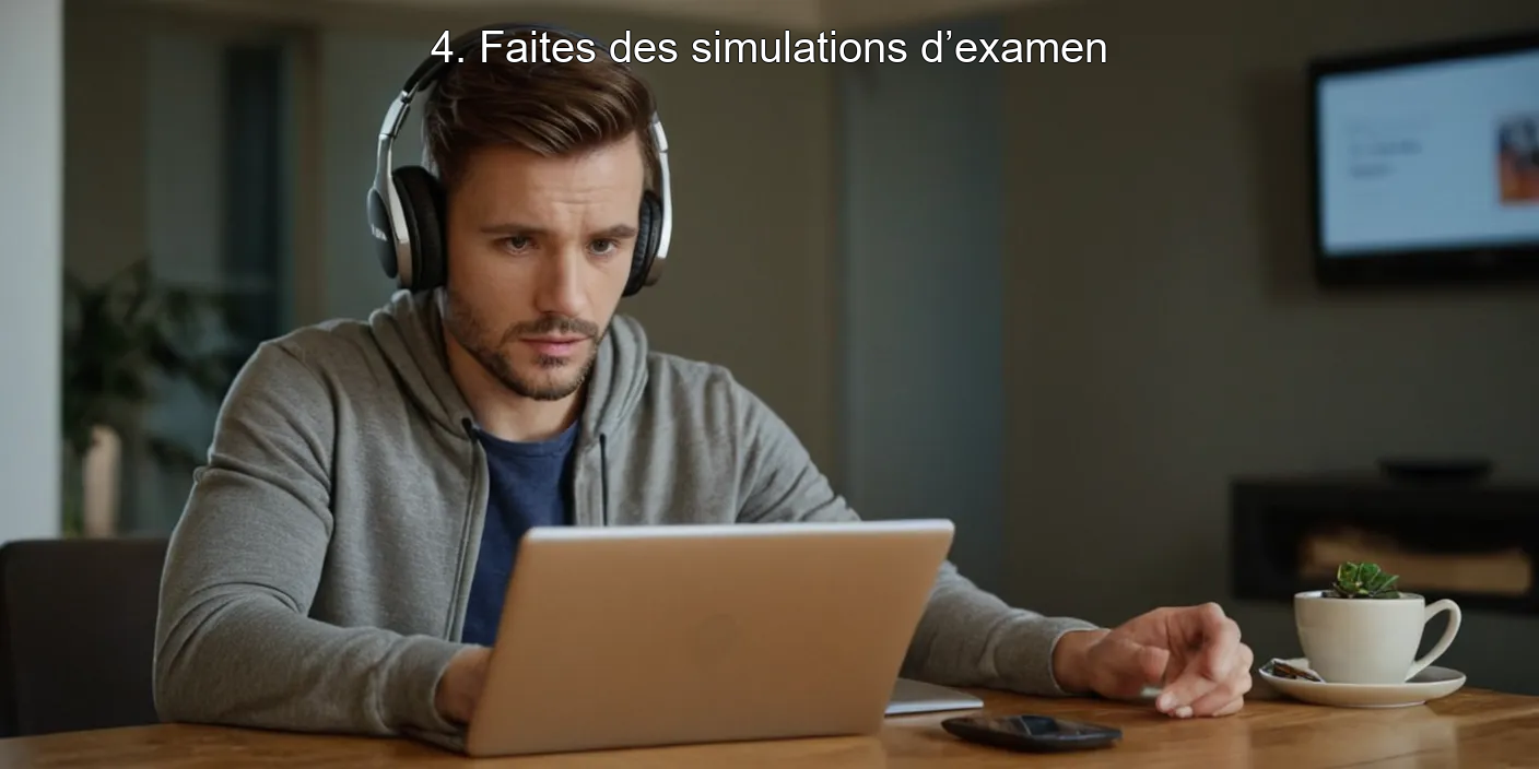 4. Faites des simulations d’examen