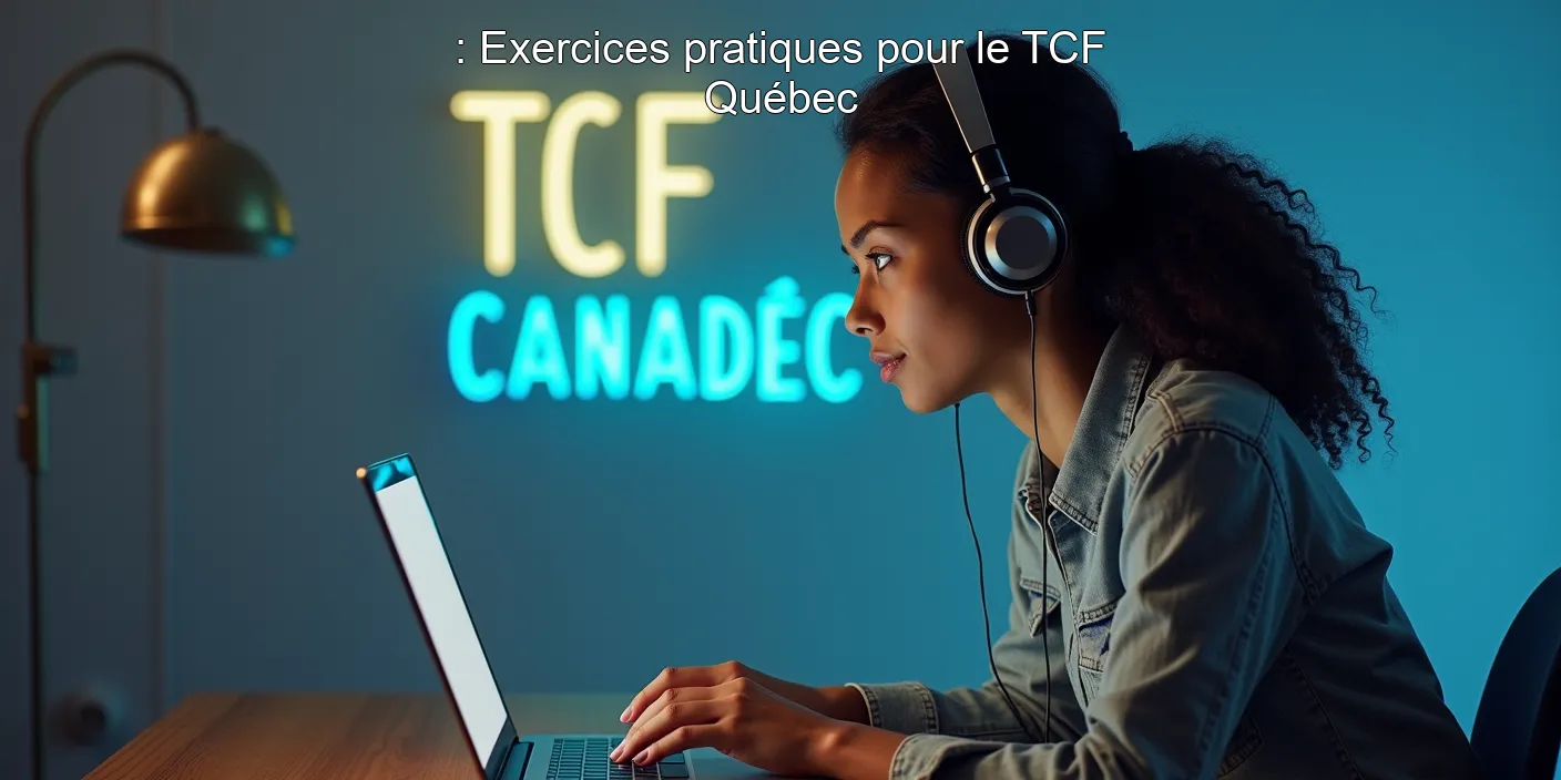 : Exercices pratiques pour le TCF Québec