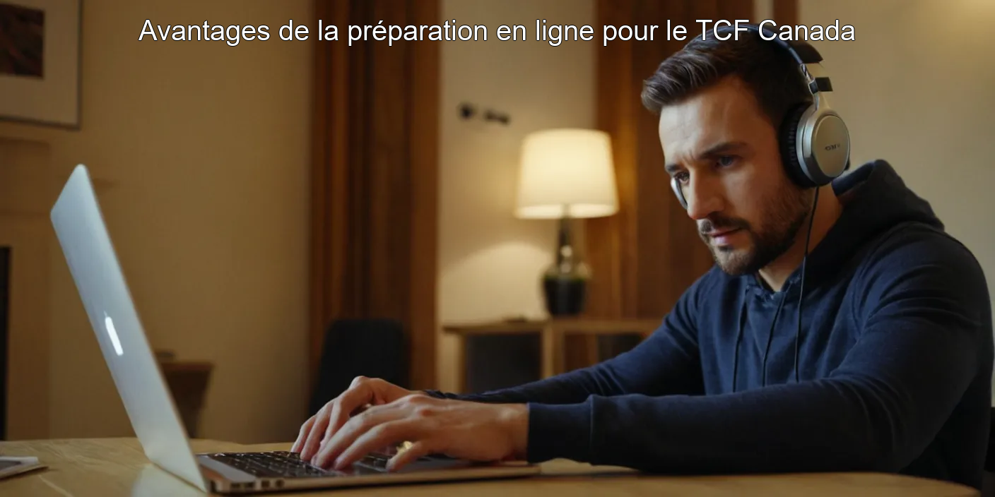 Avantages de la préparation en ligne pour le TCF Canada
