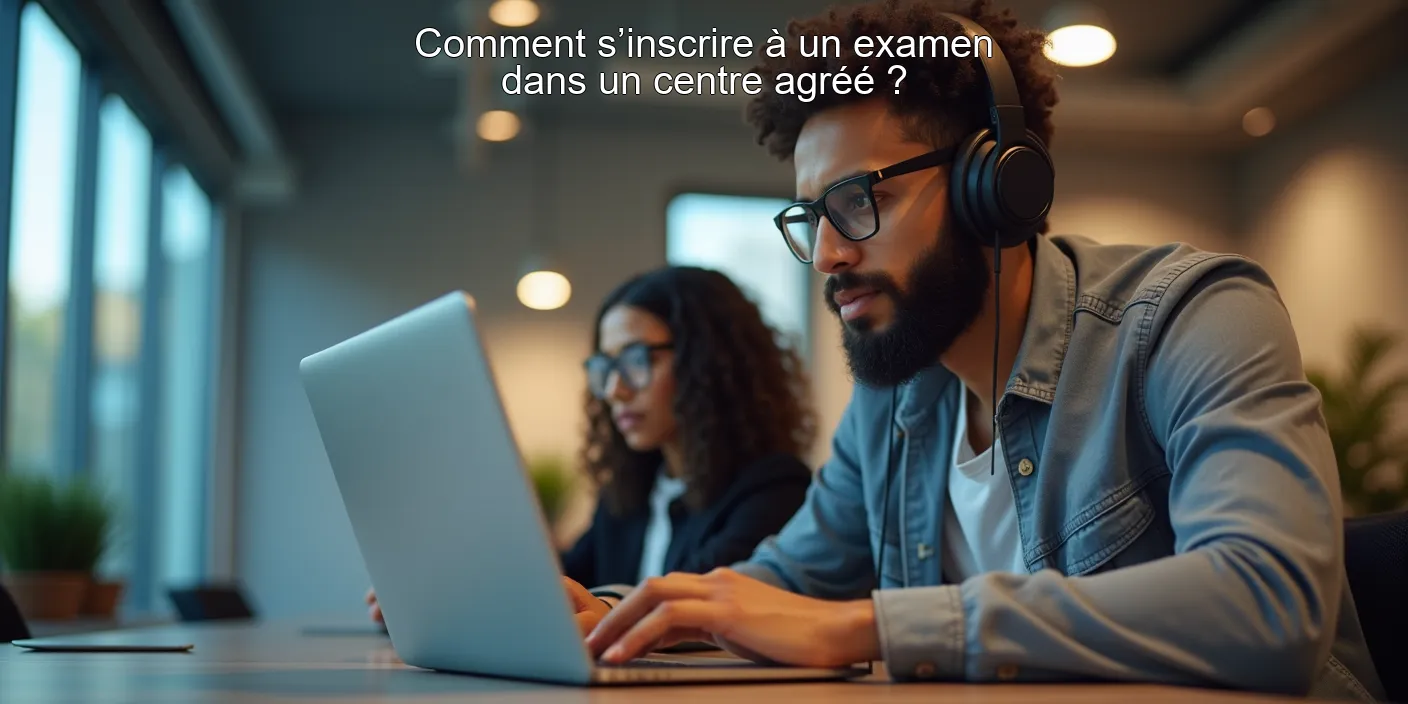 Comment s’inscrire à un examen dans un centre agréé ?