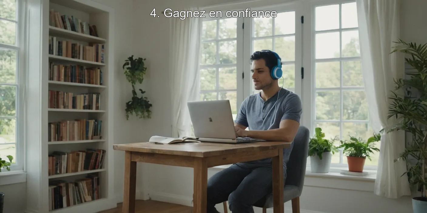 4. Gagnez en confiance