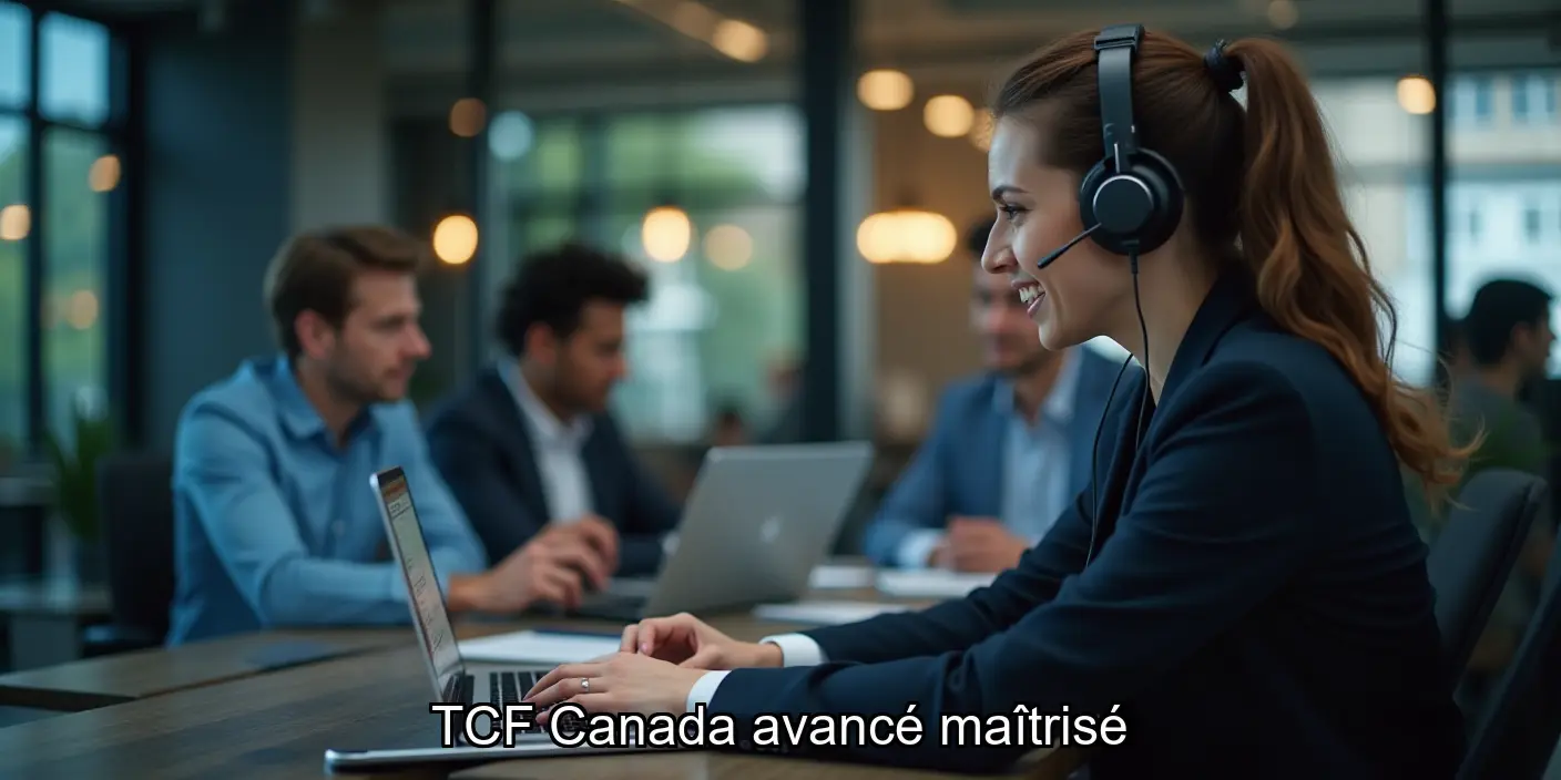 Préparation intensive à l’examen TCF Canada pour les niveaux avancés