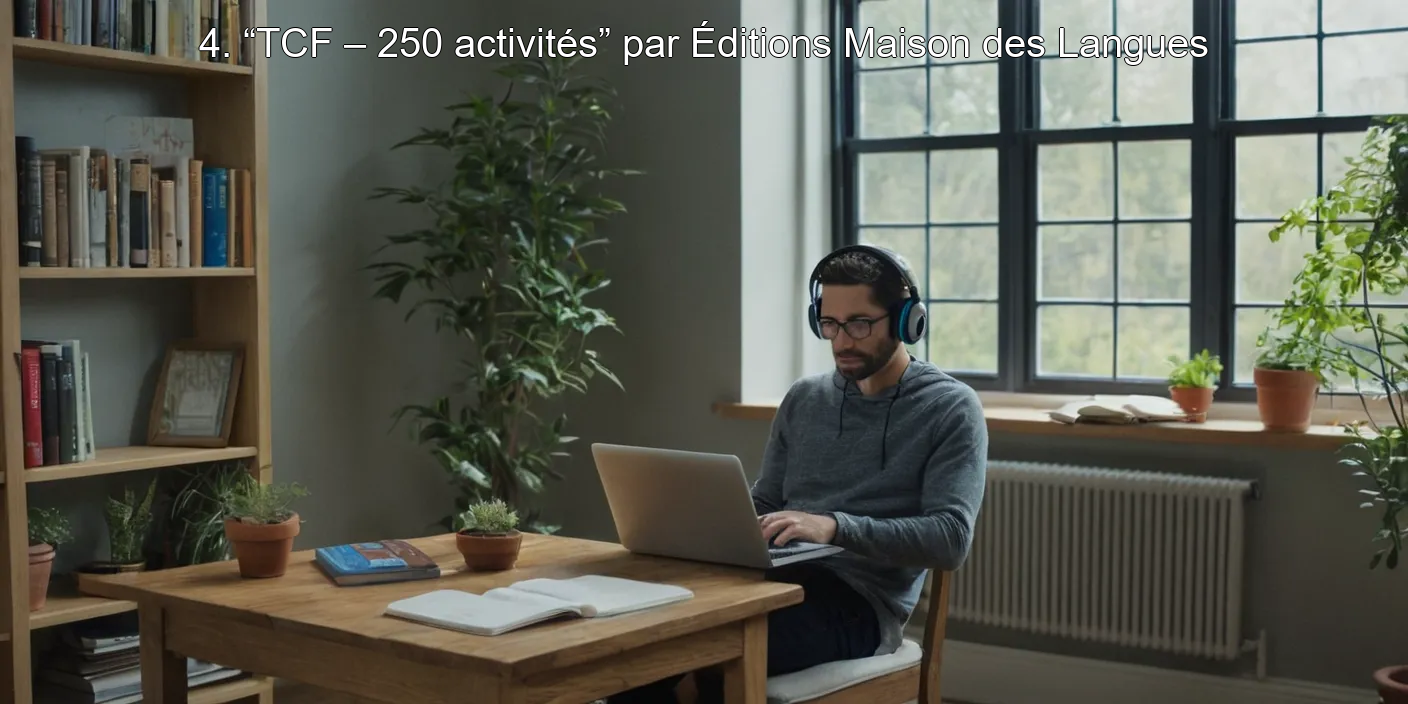 4. “TCF – 250 activités” par Éditions Maison des Langues