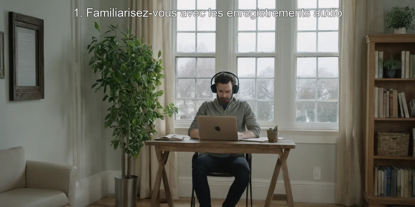 1. Familiarisez-vous avec les enregistrements audio