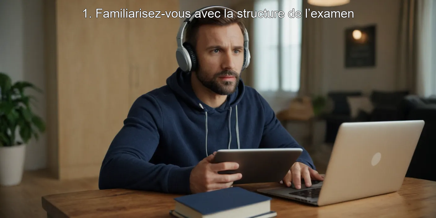 1. Familiarisez-vous avec la structure de l’examen