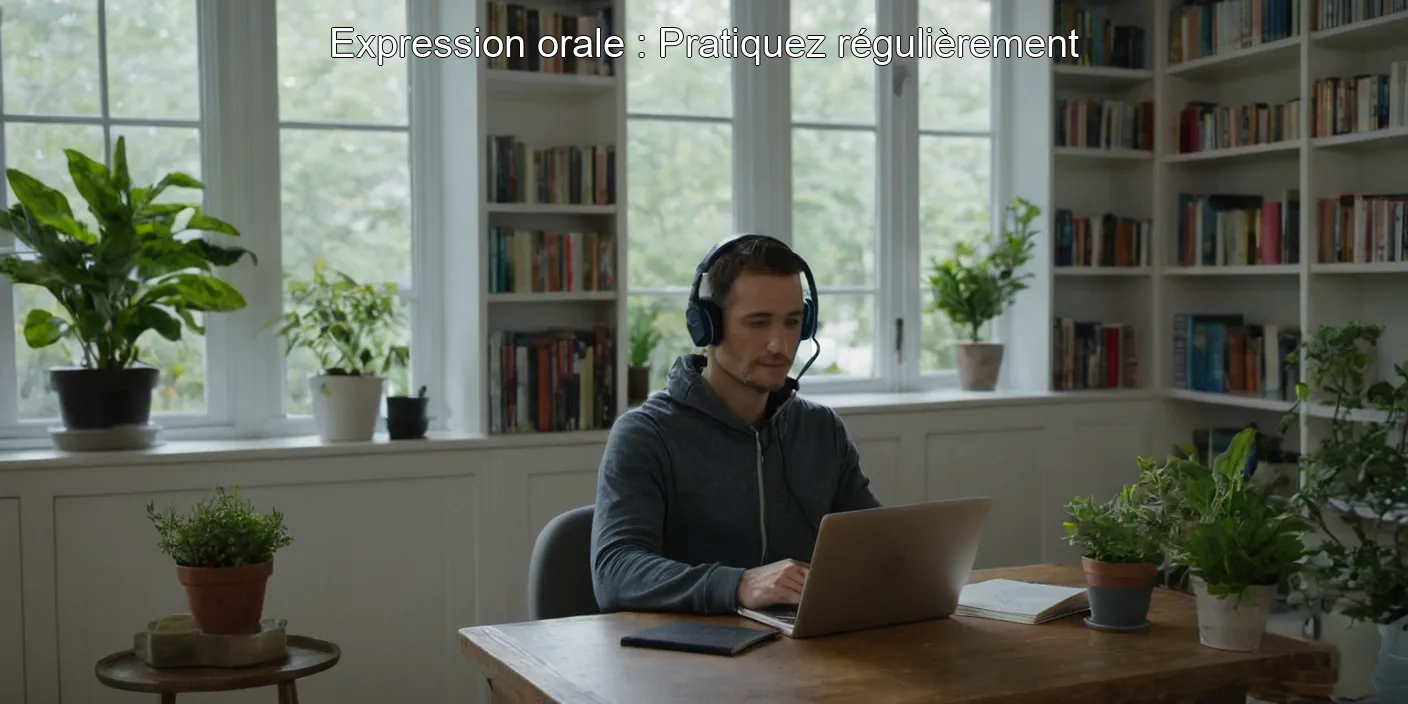 Expression orale : Pratiquez régulièrement
