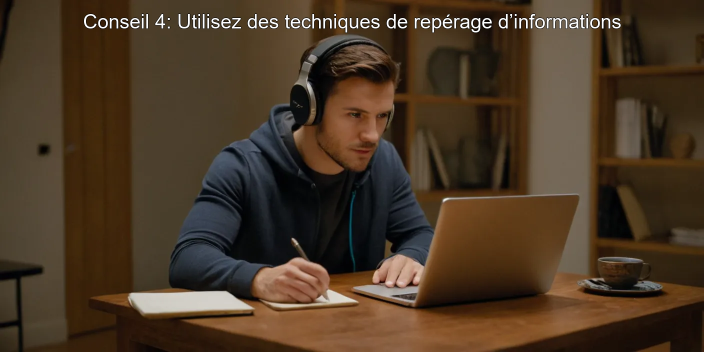 Conseil 4: Utilisez des techniques de repérage d’informations