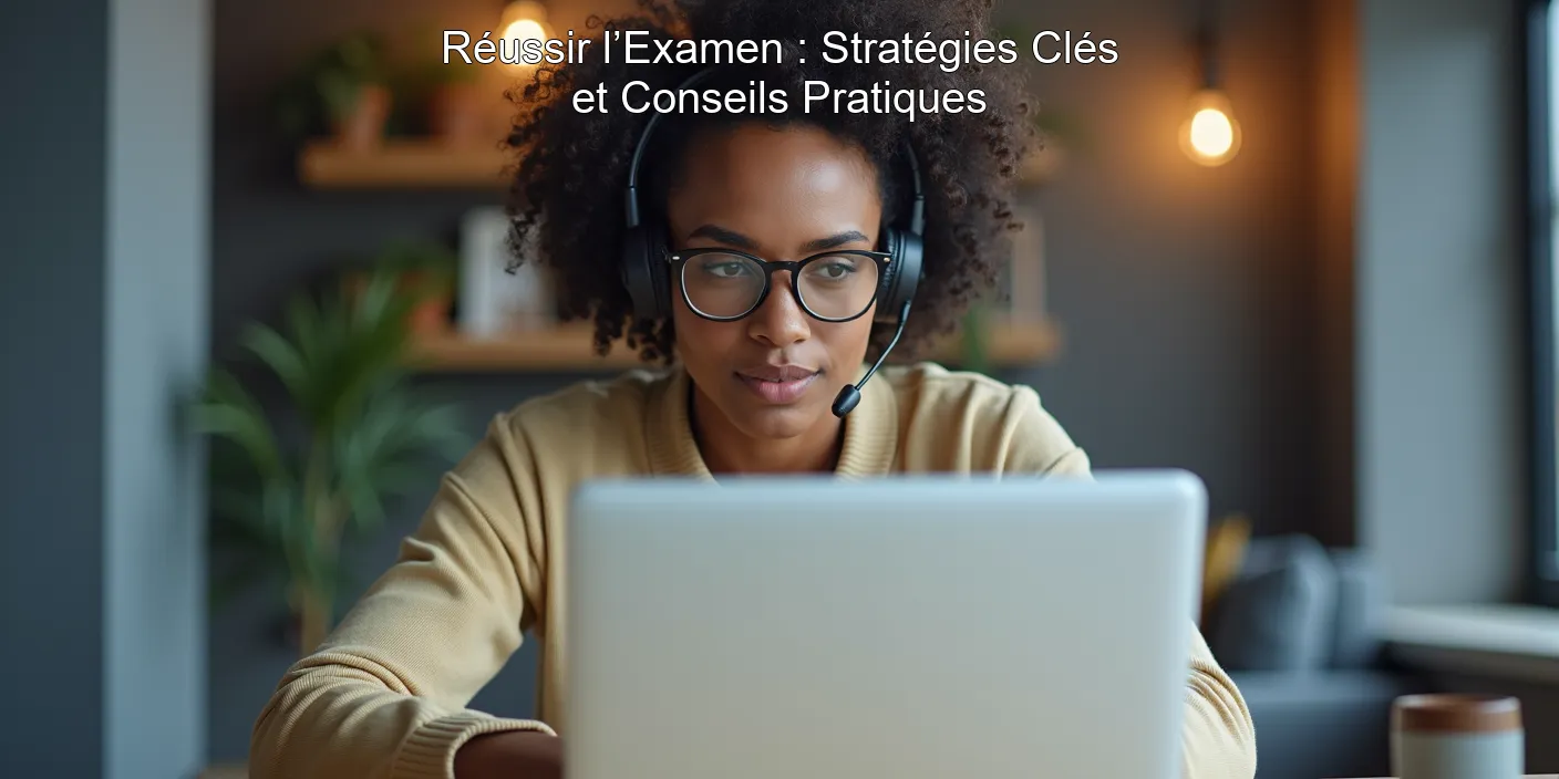 Réussir l’Examen : Stratégies Clés et Conseils Pratiques