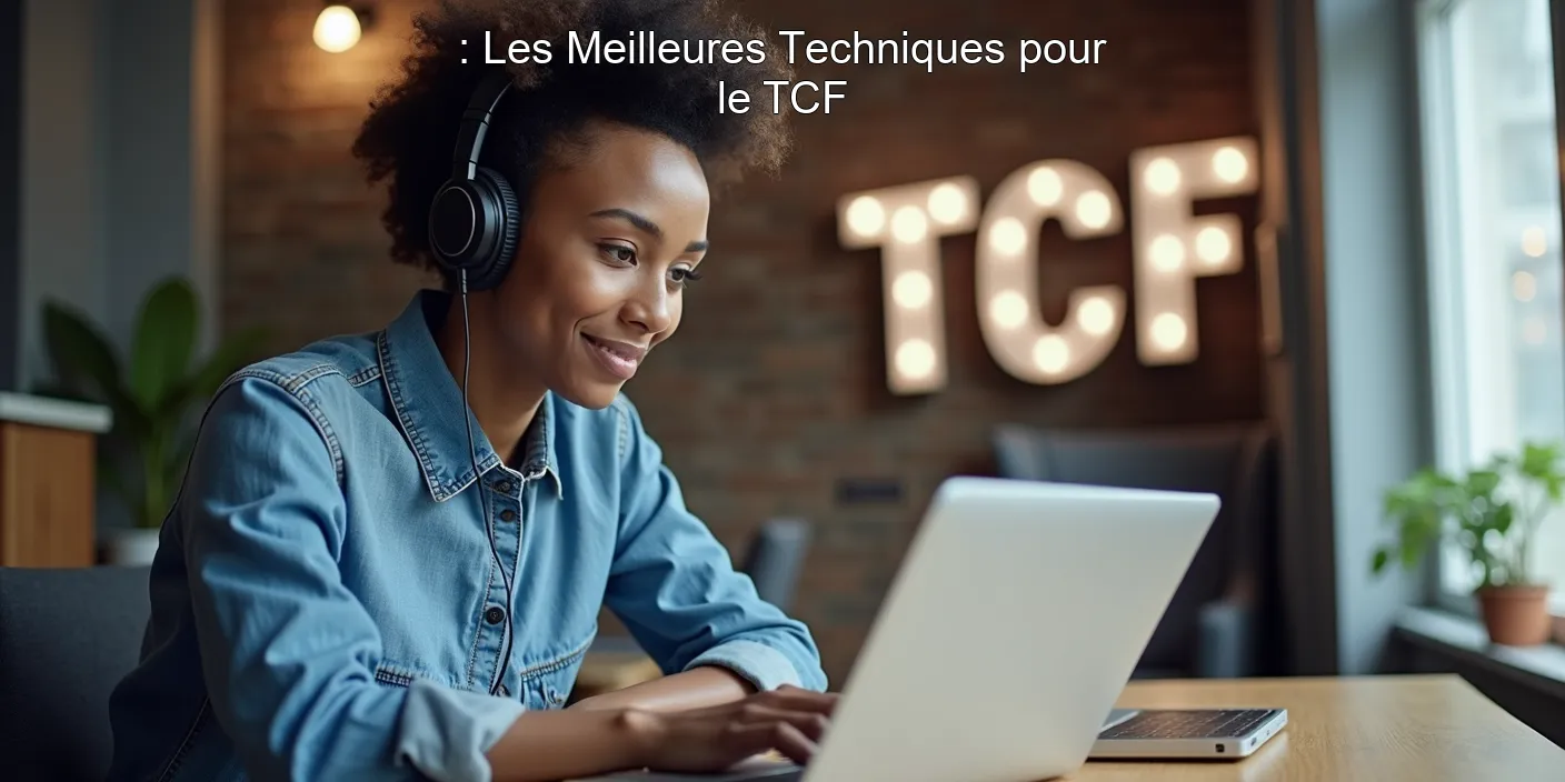: Les Meilleures Techniques pour le TCF