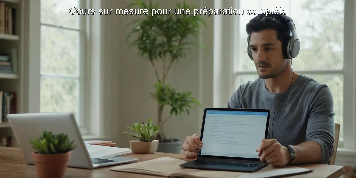 Cours sur mesure pour une préparation complète
