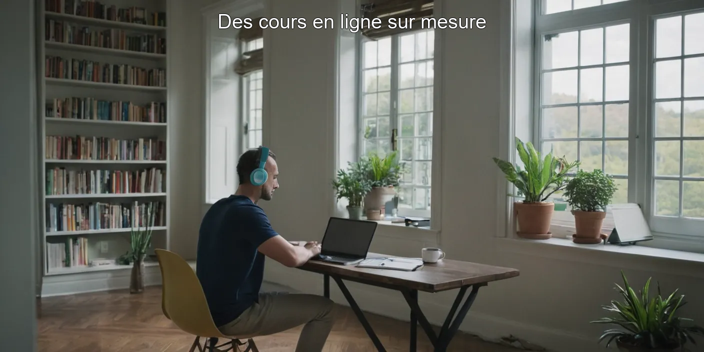 Des cours en ligne sur mesure
