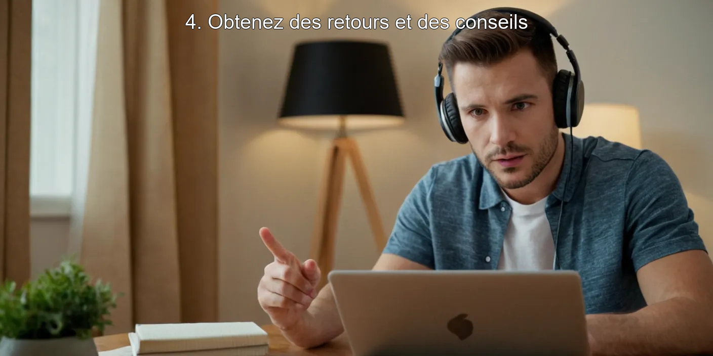 4. Obtenez des retours et des conseils