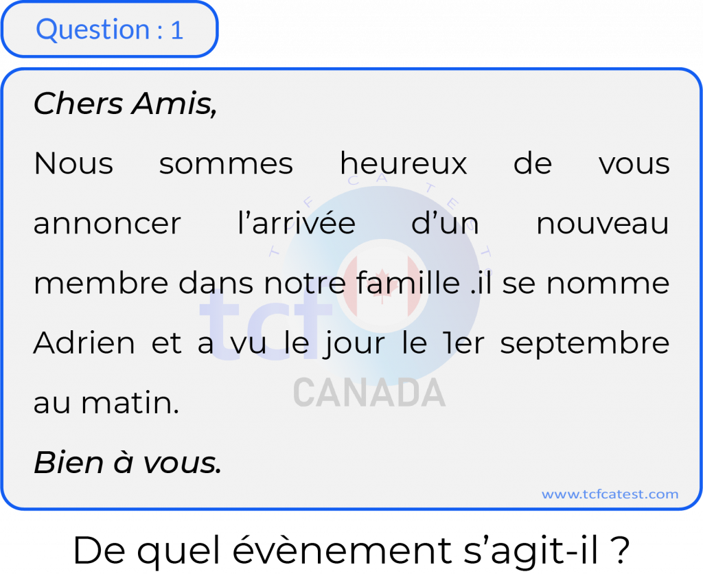 Document de la question